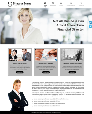 Web Design by Sbss for Shauna Burns Consultancy | Design: #12401533