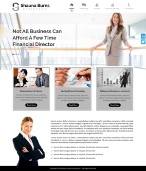 Web Design by Sbss for Shauna Burns Consultancy | Design: #12401535