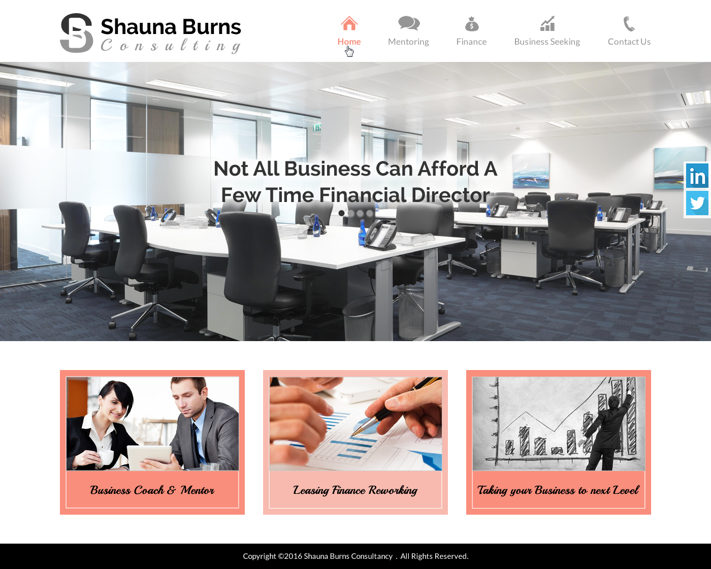Web Design by Sbss for Shauna Burns Consultancy | Design #12411344