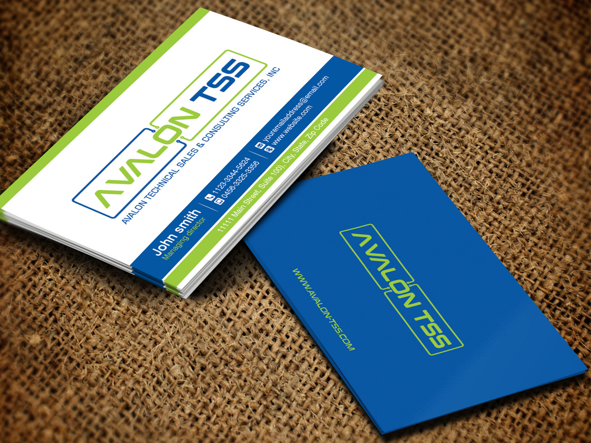 Diseño de Tarjeta de Presentación por Sandaruwan para Avalon TSS | Diseño #12334116