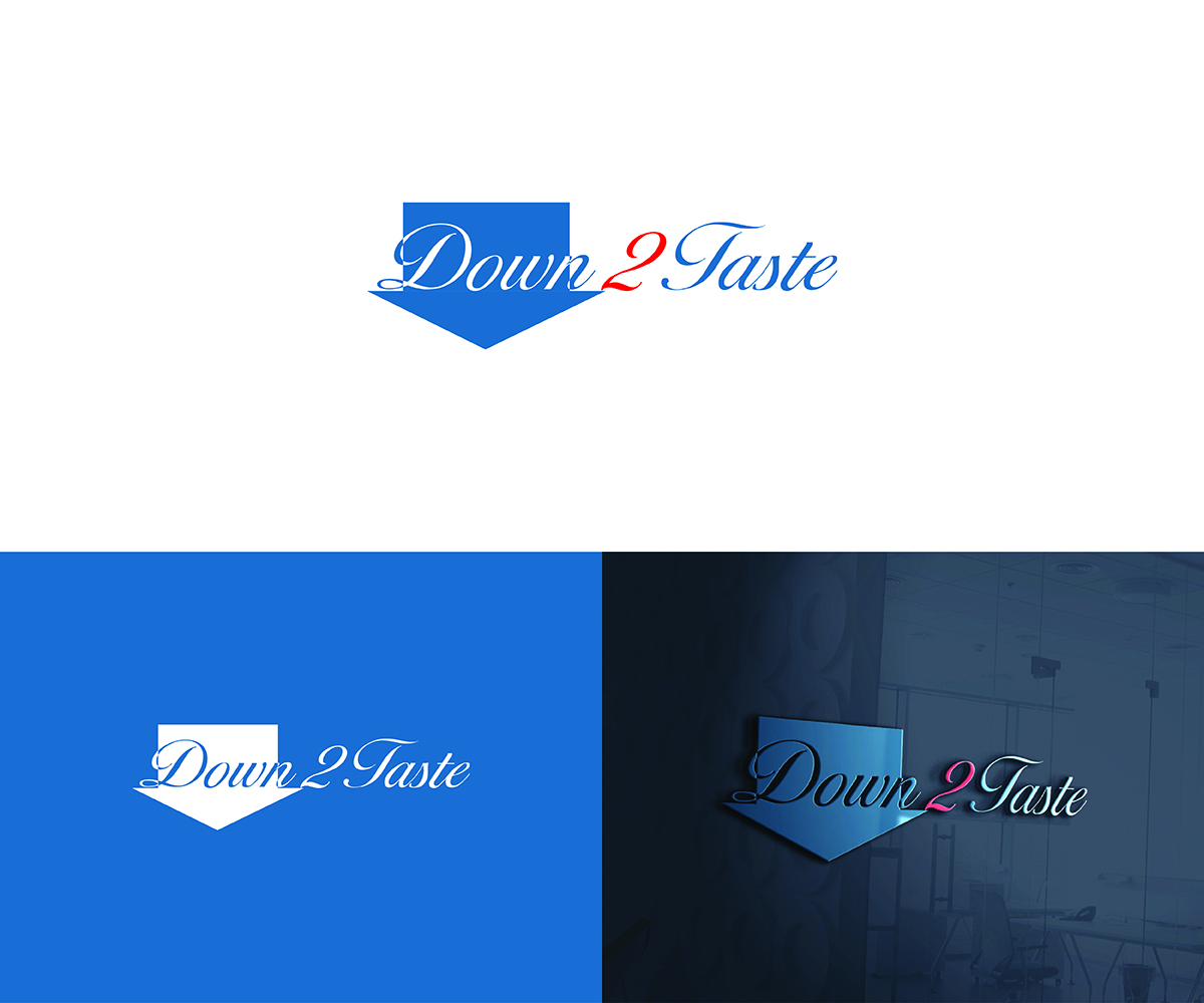Logo Design by eMARK for Down 2 Taste | Design #12386395