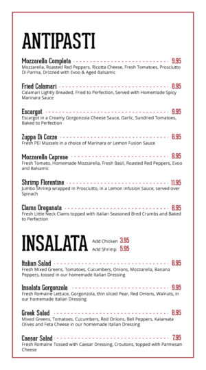 Menu Design by Sergio Coelho for this project | Design: #12323203
