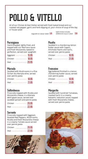 Menu Design by Sergio Coelho for this project | Design: #12324608