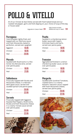 Menu Design by Sergio Coelho for this project | Design: #12346189