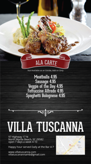 Menu Design by Sergio Coelho for this project | Design: #12355965