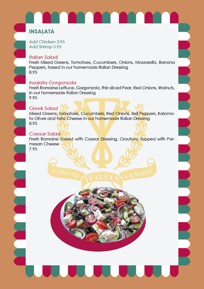 Menu Design by truhelen for this project | Design #12311837