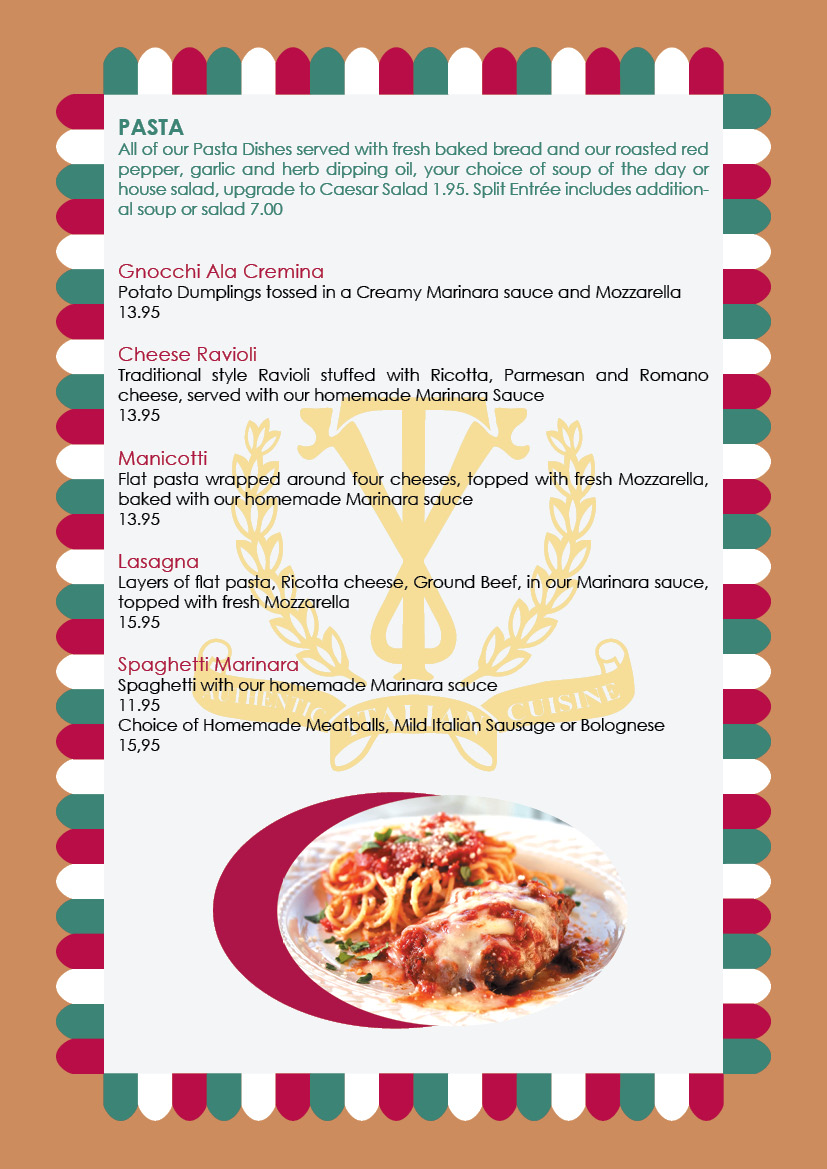 Menu Design by truhelen for this project | Design #12311838