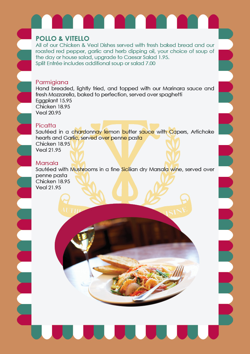 Menu Design by truhelen for this project | Design #12311839