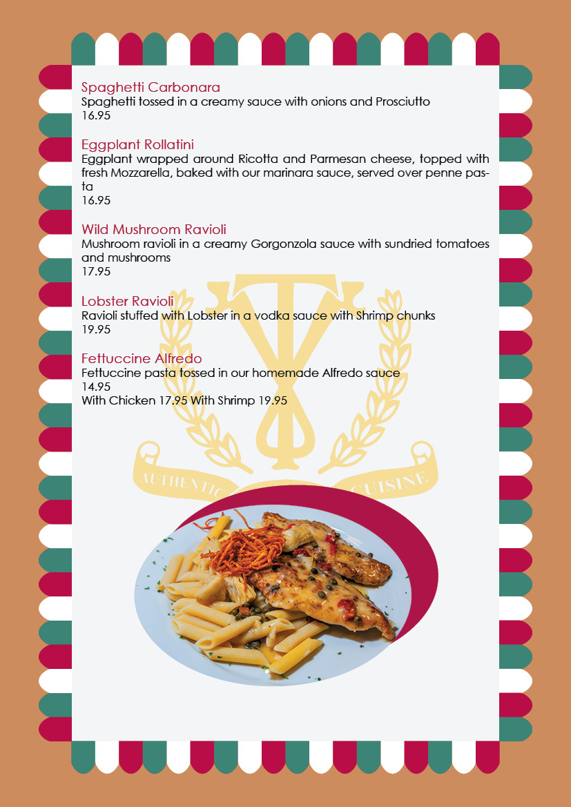 Menu Design by truhelen for this project | Design #12311840