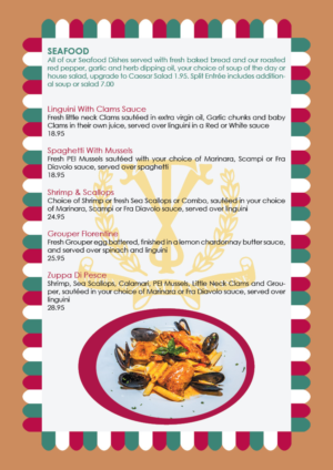 Menu Design by truhelen for this project | Design: #12311864