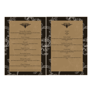 Menu Design by yophi for this project | Design: #12316725