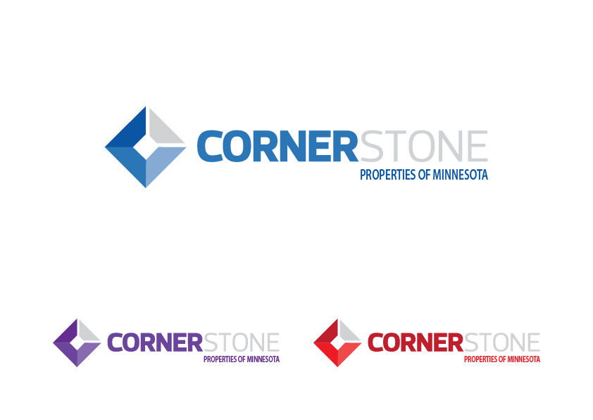 Logo Design by junaiddhukka for Cornerstone Properties of Minnesota, LLC | Design #12334072