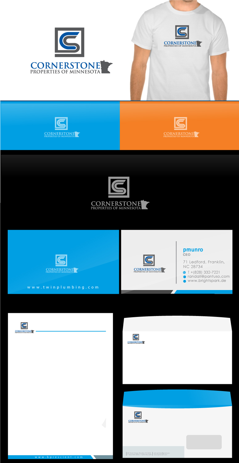 Logo Design by shohidul for Cornerstone Properties of Minnesota, LLC | Design #12401891