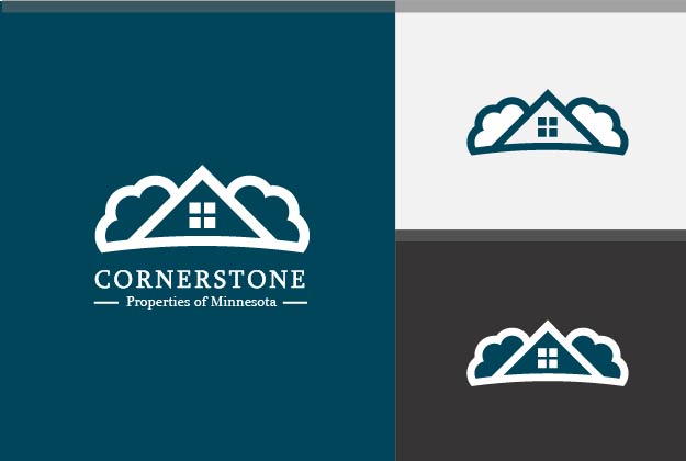 Logo-Design von Mohsin Maknojia für Cornerstone Properties of Minnesota, LLC | Design #12318870
