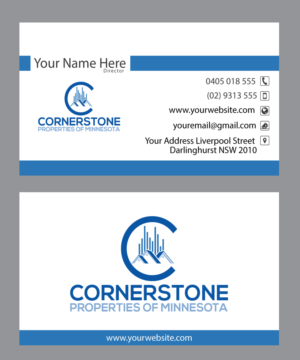 Design de Logo par designlogo007 pour Cornerstone Properties of Minnesota, LLC | Design : #12327436