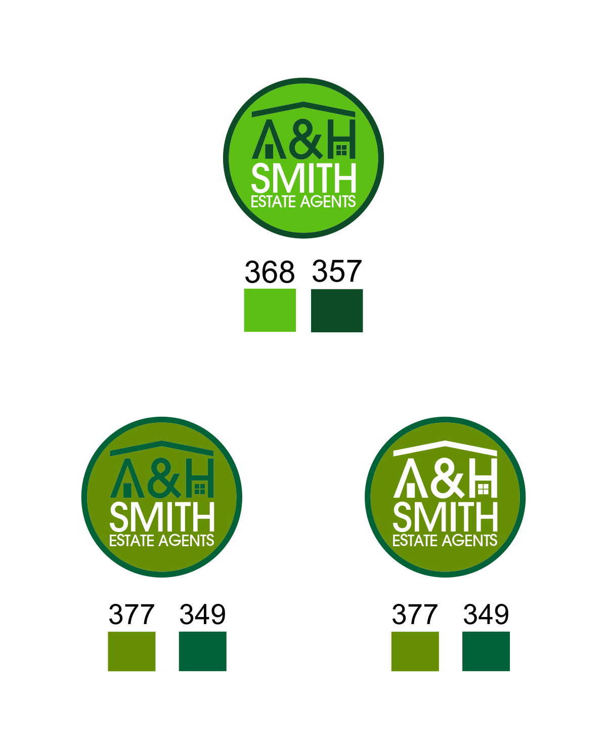 Logo Design by moisesf for A&H Smith Estate Agents | Design #12440165