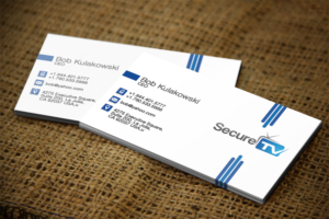 Business Card Design by Pixi Dust for Secure TV | Design: #12323754