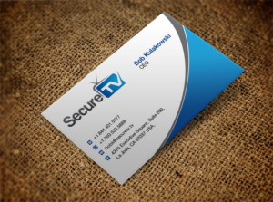 Business Card Design by Pixi Dust for Secure TV | Design: #12327724