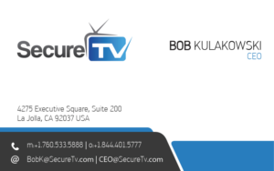 Business Card Design by AnnCo for Secure TV | Design: #12323659