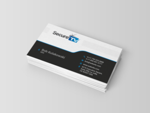 Business Card Design by isabel paoli for Secure TV | Design: #12330858