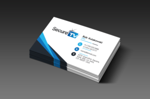 Business Card Design by isabel paoli for Secure TV | Design: #12330860