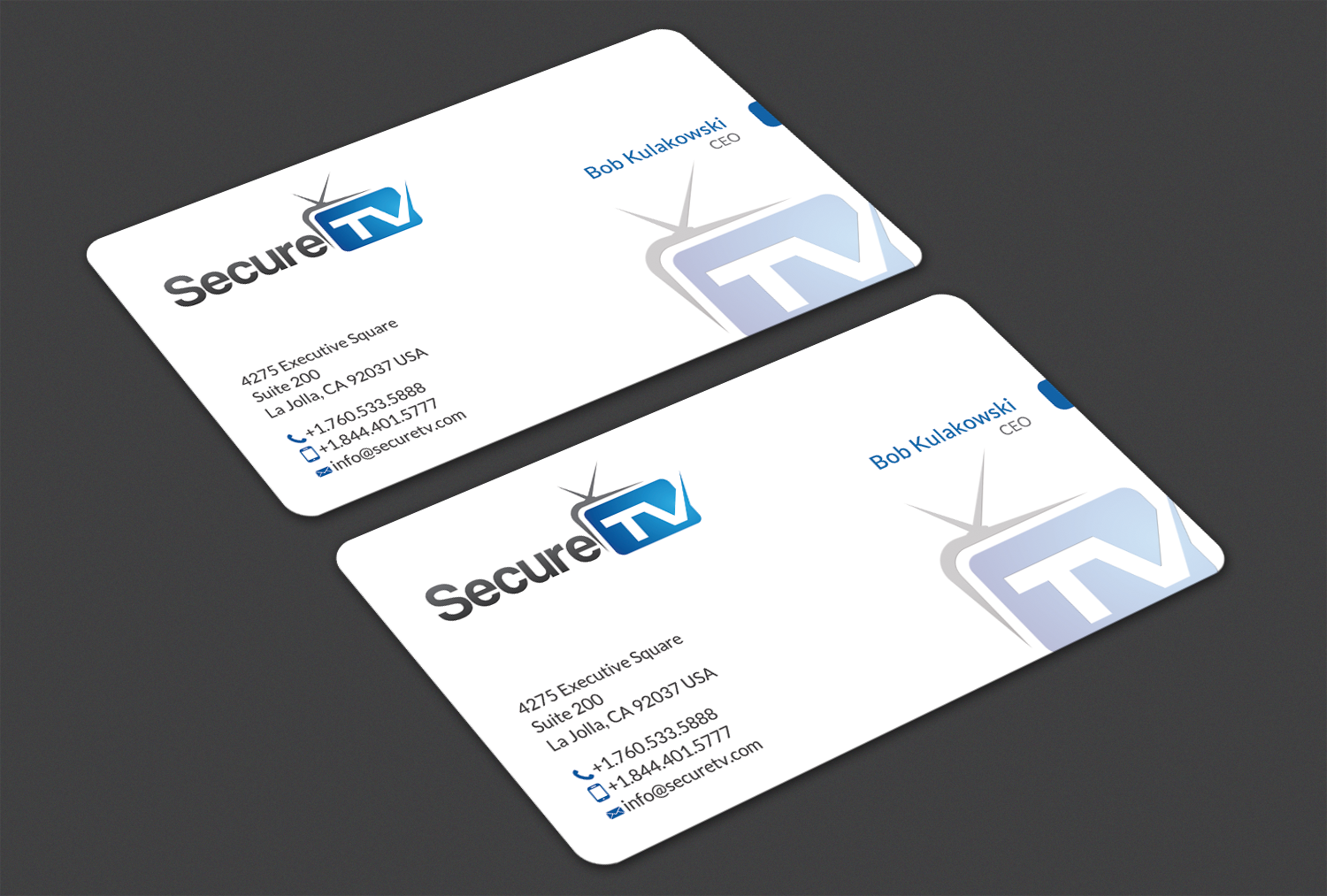 Business Card Design by Alaminenterprise for Secure TV | Design #12333591