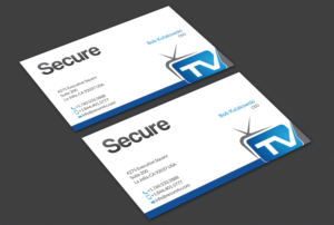 Business Card Design by Alaminenterprise for Secure TV | Design: #12333751