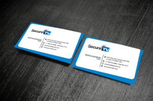 Visitenkarten-Design von creative vision für Secure TV | Design #12320596