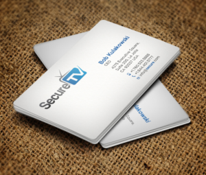 Business Card Design by Verified artistry (Design garden) for Secure TV | Design: #12351596
