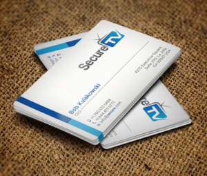 Business Card Design by Verified artistry (Design garden) for Secure TV | Design: #12351598