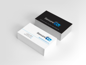 Business Card Design by Creations Box 2015 for Secure TV | Design: #12334703