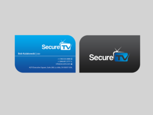 Business Card Design by Creations Box 2015 for Secure TV | Design: #12334726