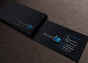 Business Card Design by Brand aid for Secure TV | Design: #12351640