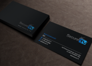 Business Card Design by Brand aid for Secure TV | Design: #12351645