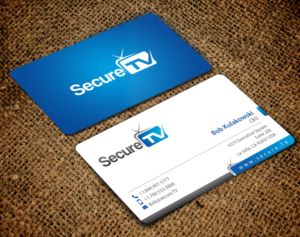 Business Card Design by chandrayaan.creative for Secure TV | Design: #12341151