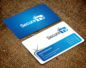 Business Card Design by chandrayaan.creative for Secure TV | Design: #12341153