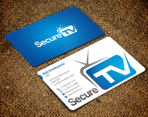 Business Card Design by chandrayaan.creative for Secure TV | Design: #12341158
