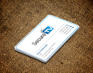 Business Card Design by chandrayaan.creative for Secure TV | Design: #12341160