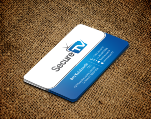 Business Card Design by chandrayaan.creative for Secure TV | Design: #12341165