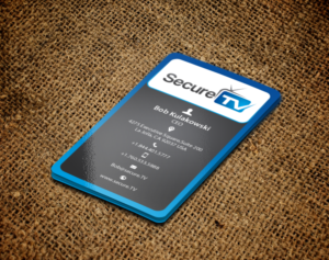 Business Card Design by chandrayaan.creative for Secure TV | Design: #12341166
