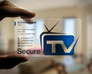 Business Card Design by chandrayaan.creative for Secure TV | Design: #12341169