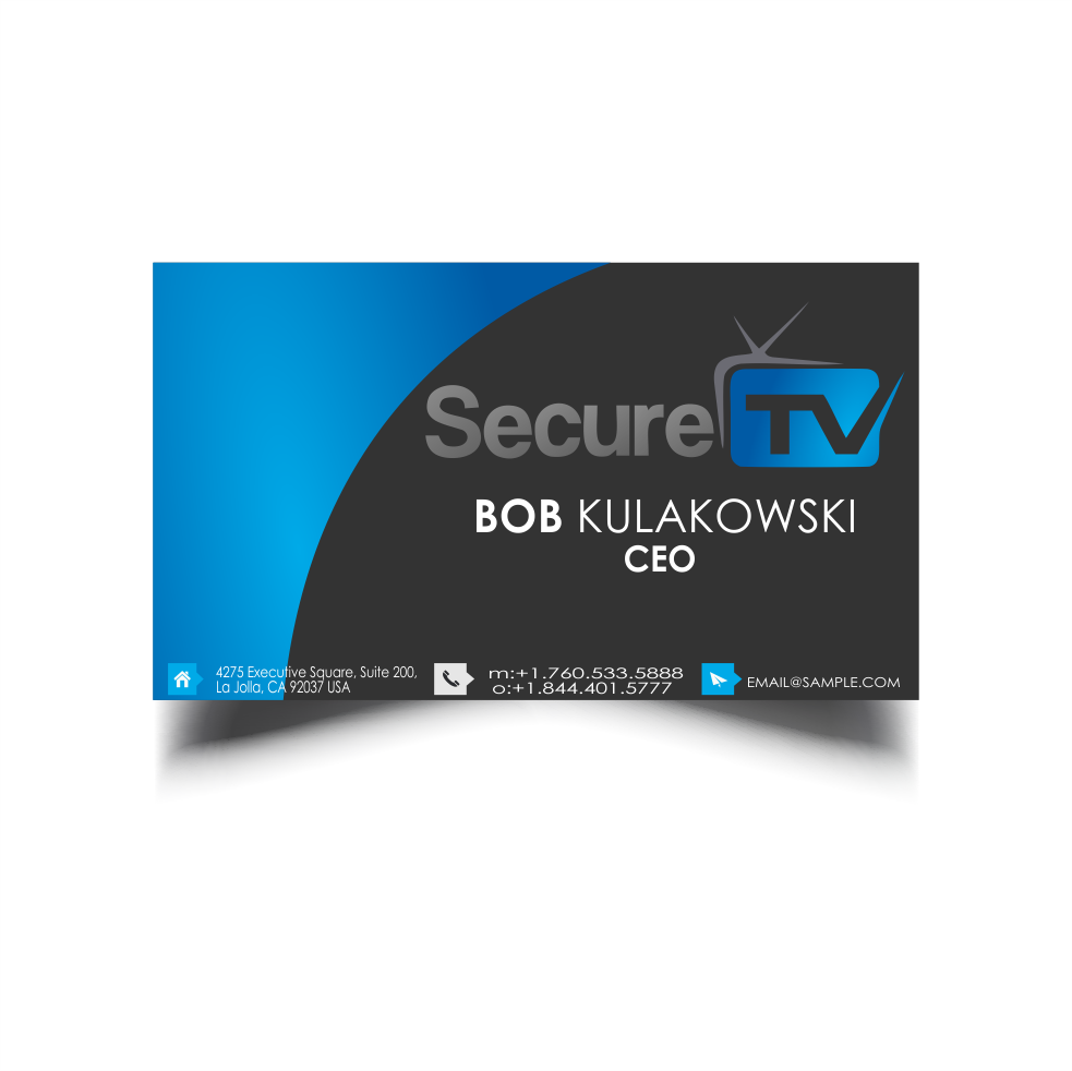Business Card Design by WeiArts for Secure TV | Design #12330852