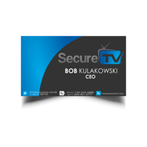 Business Card Design by SteffySummer for Secure TV | Design: #12330852
