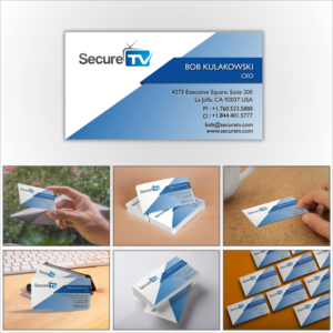 Visitenkarten-Design von seda für Secure TV | Design #12326694