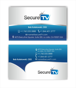Visitenkarten-Design von MagicArtDesigner für Secure TV | Design #12324747