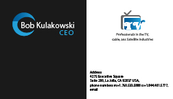 Diseño de Tarjeta de Presentación por jabin para Secure TV | Diseño #12321766