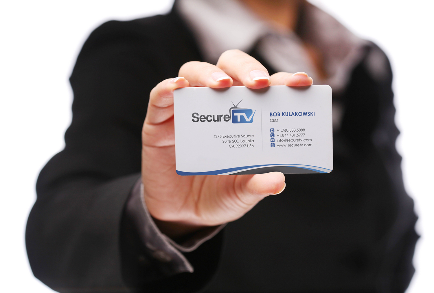 Business Card Design by logodentity for Secure TV | Design #12329490