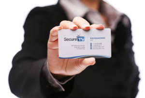 Business Card Design by logodentity for Secure TV | Design: #12329490
