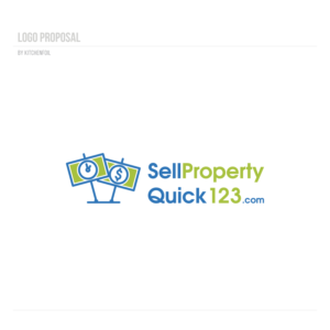 SellPropertyQuick123.com | Logo Design by Kitchenfoil