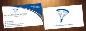 Business Card Design by HarmiDesigning for Parachute Consulting | Design: #12368495